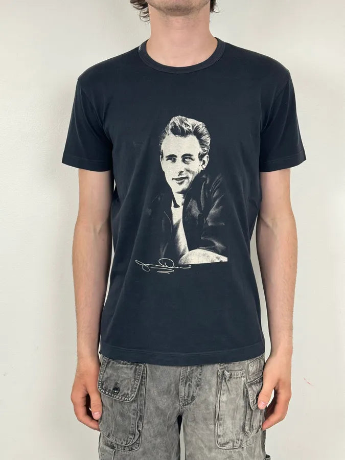 Dolce & Gabbana Black James Dean Portrait T-Shirt KlnJdcI 1