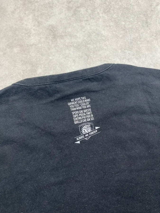 2000s Dolce & Gabbana Black Who The Fuck T-Shirt wmiWJLe 5