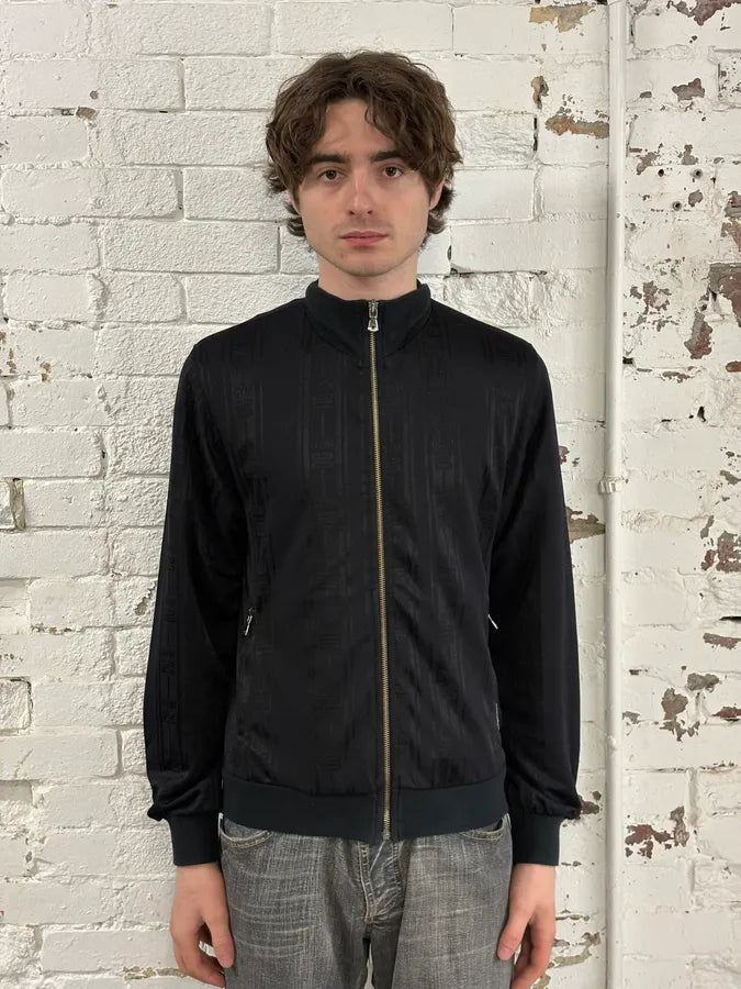 2000s Dolce & Gabbana Black Cotton Zip-up Lined Sweater  tnTiewI 1