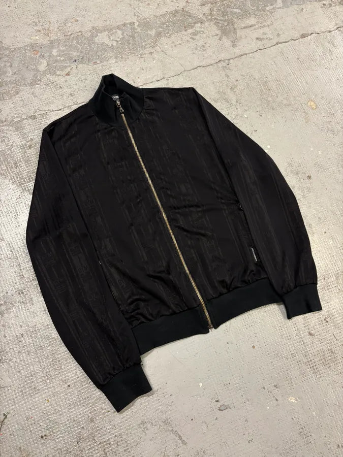 2000s Dolce & Gabbana Black Cotton Zip-up Lined Sweater  tnTiewI 3