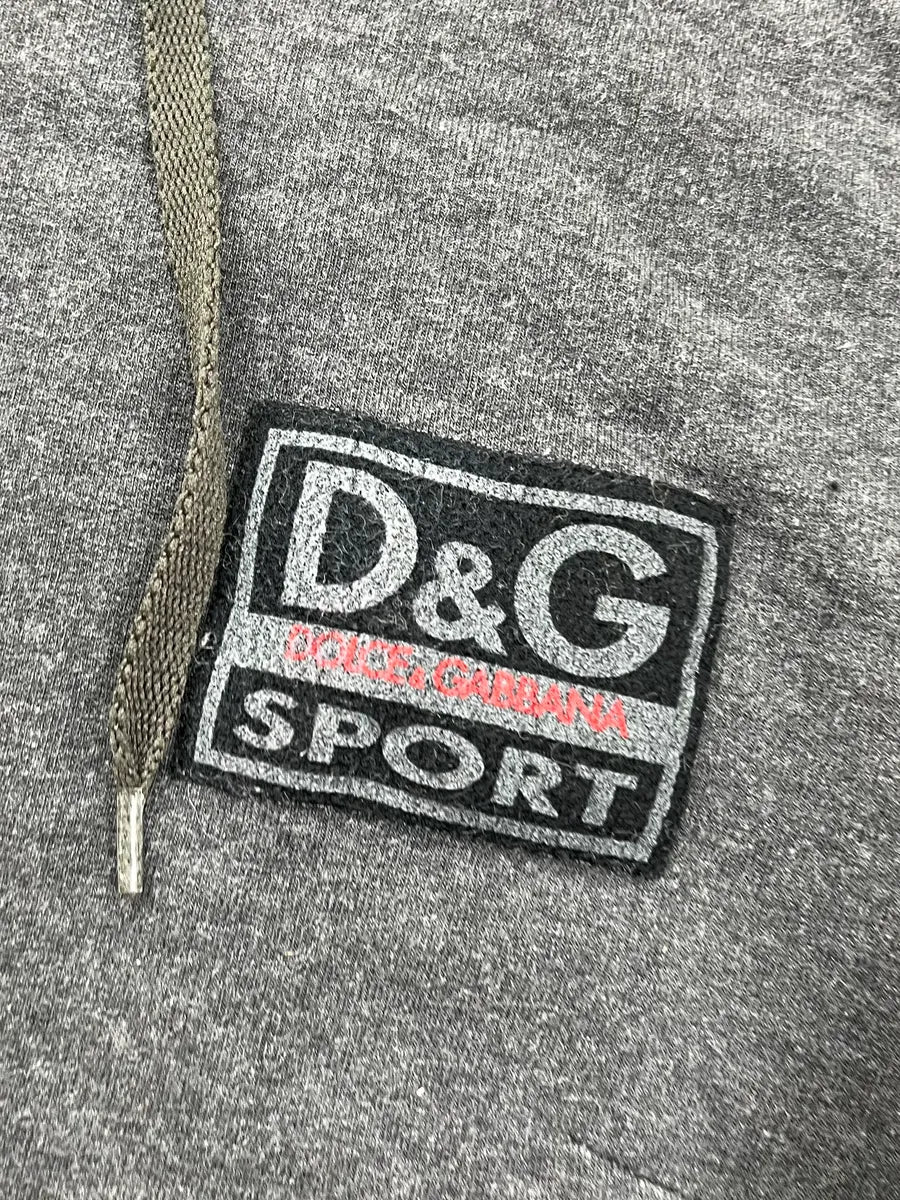 AW2003 Dolce & Gabbana Black Cotton Hoodie Dress NXMgdSs 7