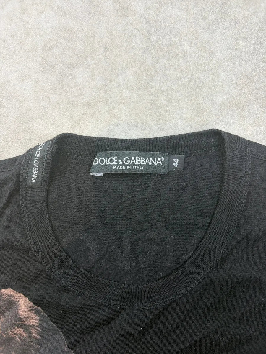 2000s Dolce & Gabbana Black Marlon Brando Human T-Shirt fdIpNoT 5
