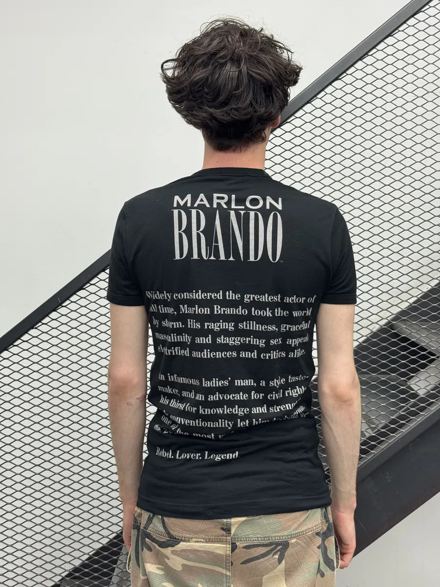2000s Dolce & Gabbana Black Marlon Brando Human T-Shirt fdIpNoT 2