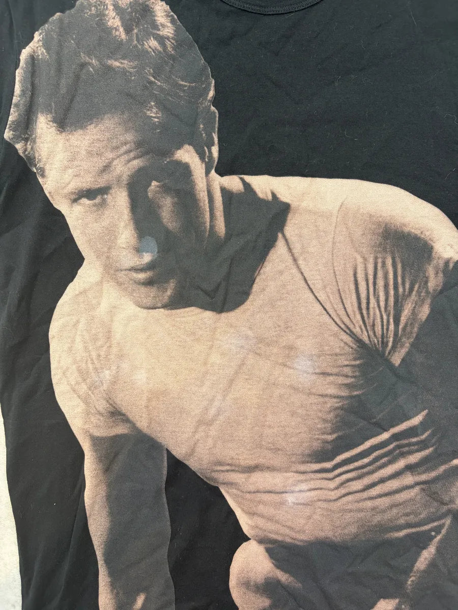 2000s Dolce & Gabbana Black Marlon Brando Human T-Shirt fdIpNoT 4
