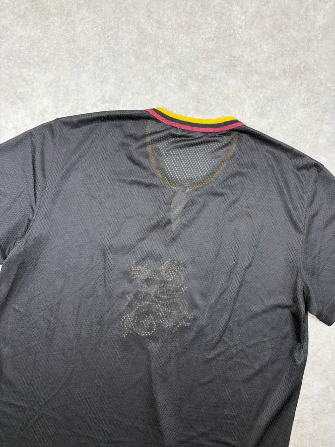 Dolce & Gabbana Black Mesh Dragon Embroidered T-Shirt pFfmQAw 5