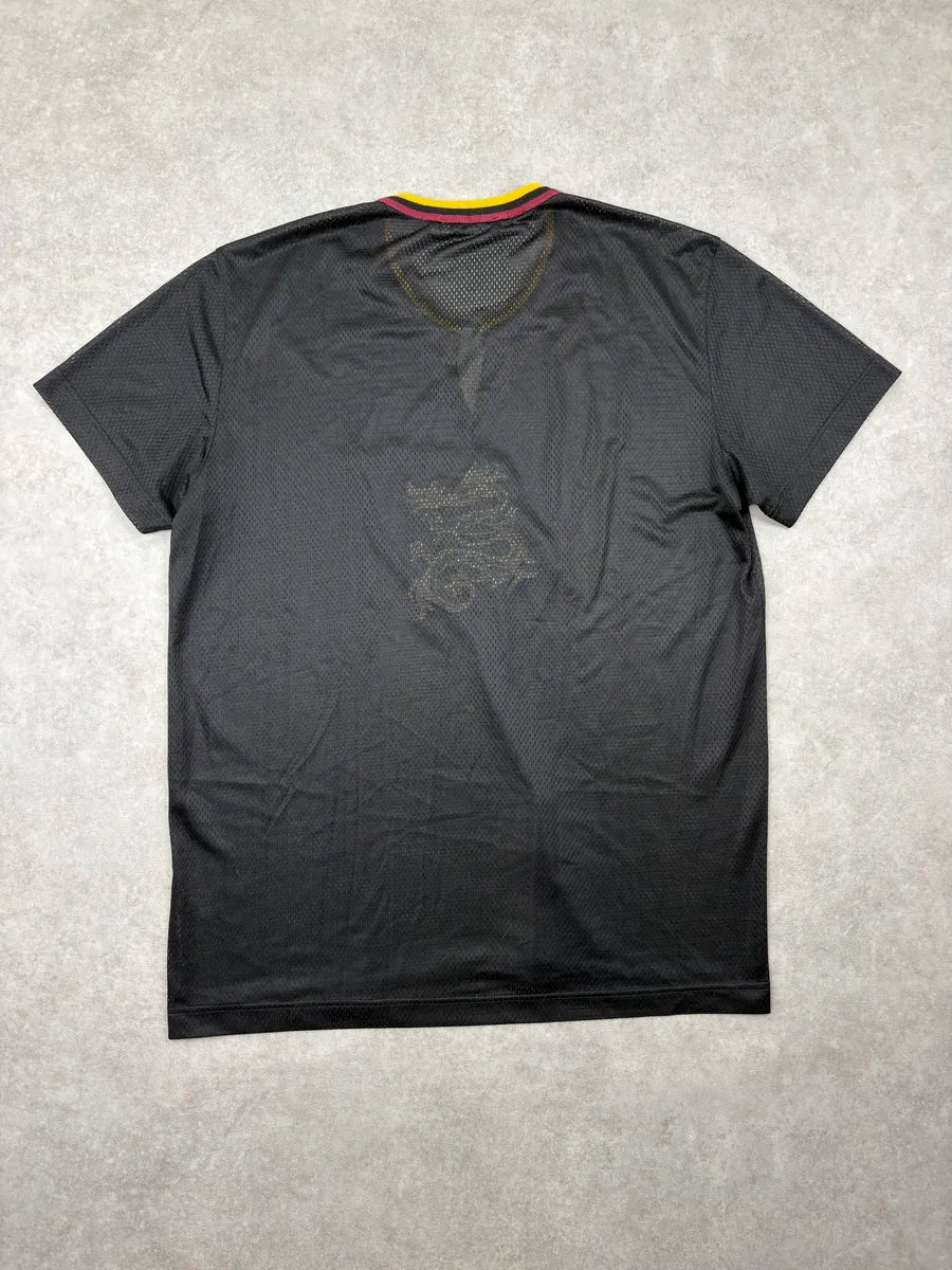 Dolce & Gabbana Black Mesh Dragon Embroidered T-Shirt pFfmQAw 4