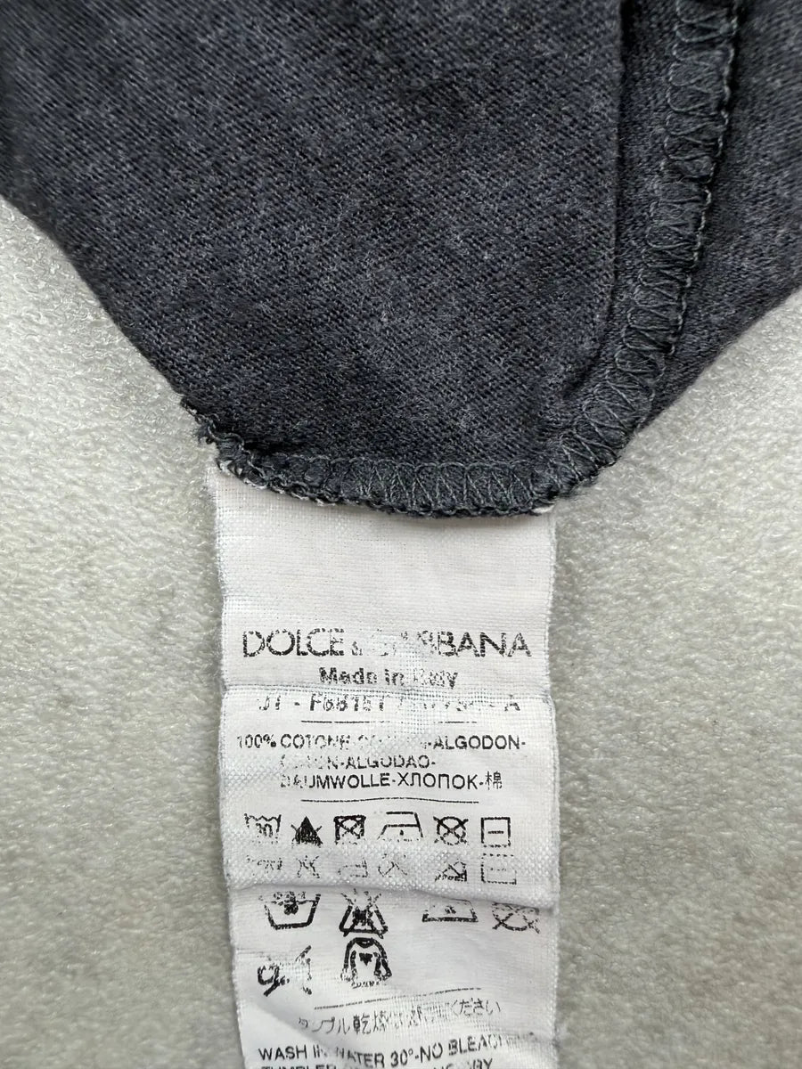 2000s Dolce & Gabbana Black Monica Bellucci Portrait T-Shirt sggDevT 7