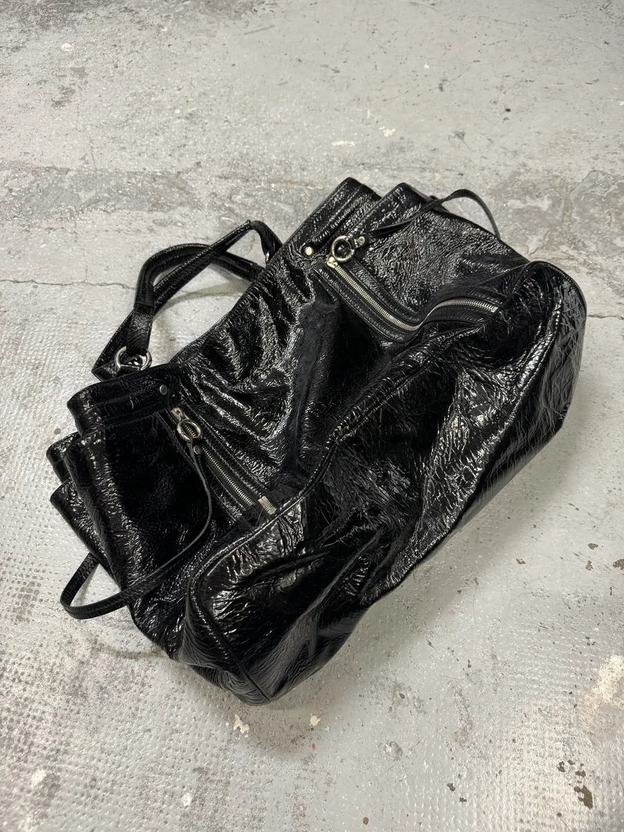 Dolce & Gabbana Black Gaia Satin Leather Handle Bag aHJIOBV 2