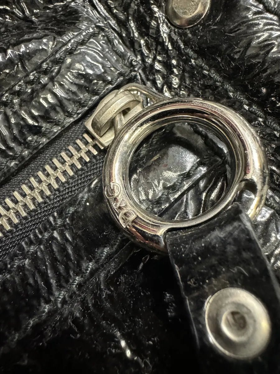 Dolce & Gabbana Black Gaia Satin Leather Handle Bag aHJIOBV 4