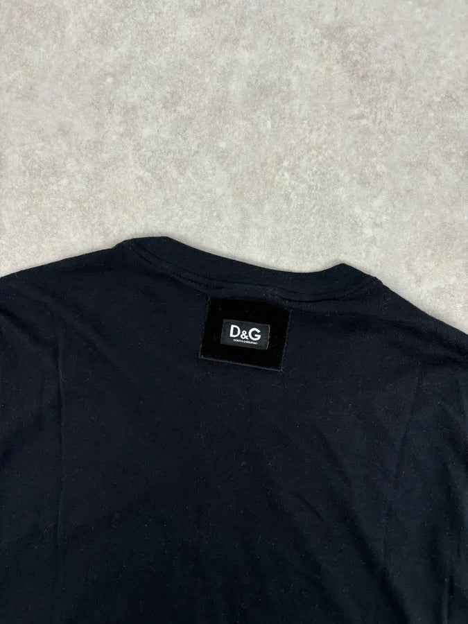 2000s Dolce & Gabbana Black Henley Knit Longsleeve HBKULmW 5