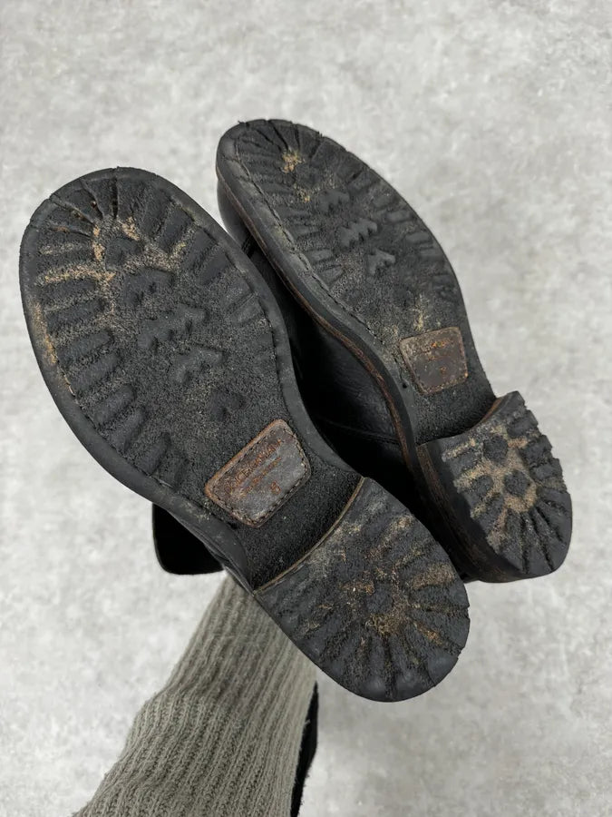 Dolce & Gabbana Black Leather Boots HWMlrUN 4