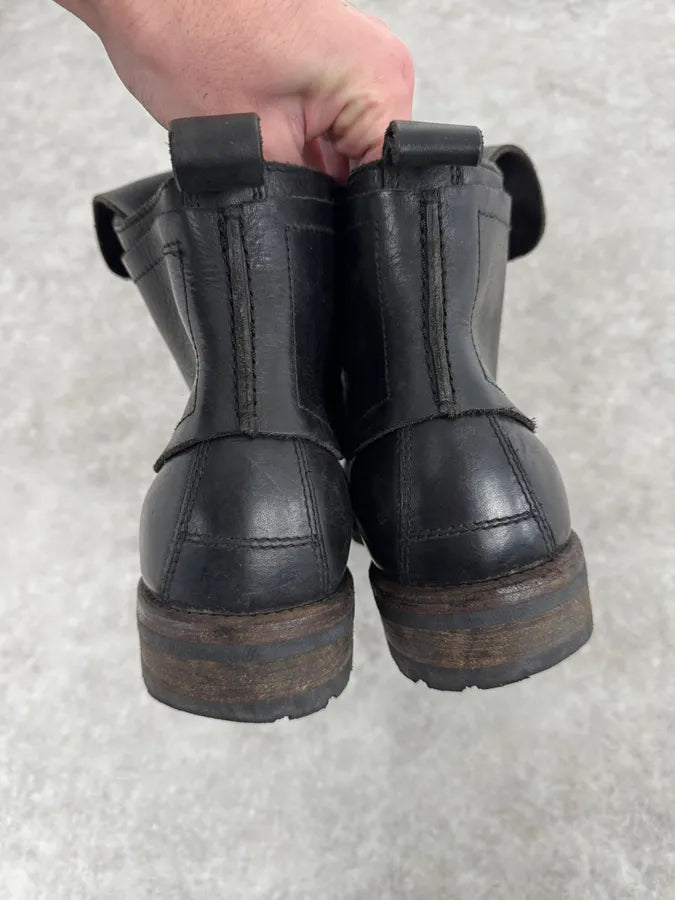 Dolce & Gabbana Black Leather Boots HWMlrUN 3