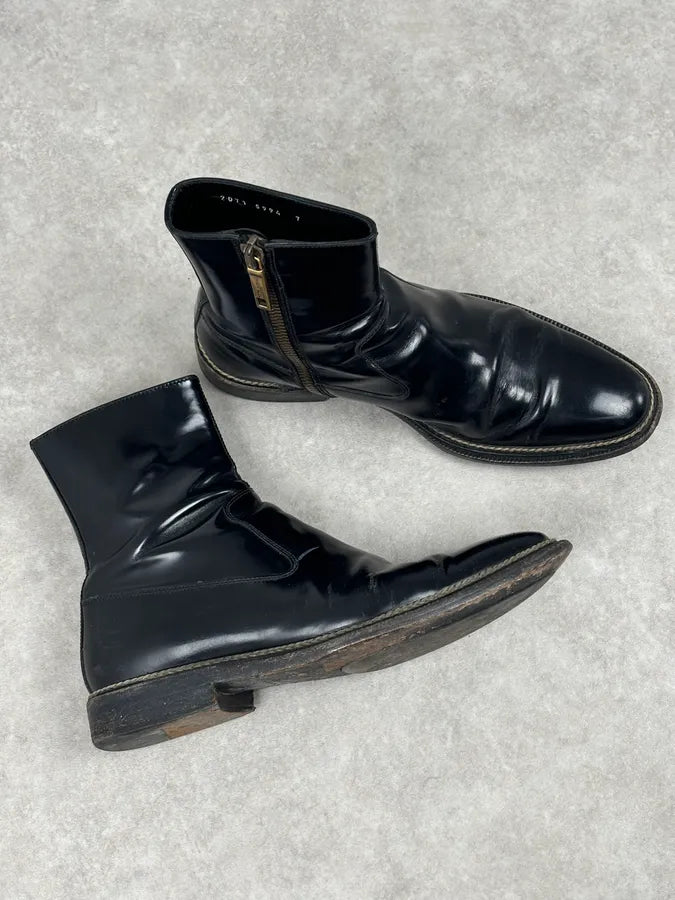 Dolce & Gabbana Black Leather Chelsea Boots TlbLIek 5