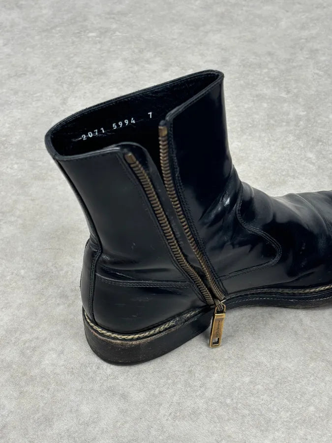 Dolce & Gabbana Black Leather Chelsea Boots TlbLIek 9