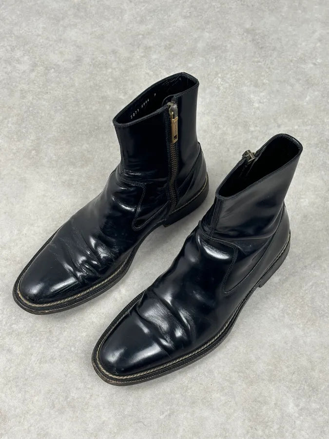 Dolce & Gabbana Black Leather Chelsea Boots TlbLIek 2