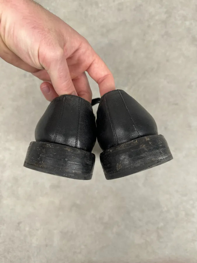 Dolce & Gabbana Black Leather Derby Shoes KJlHyYc 7