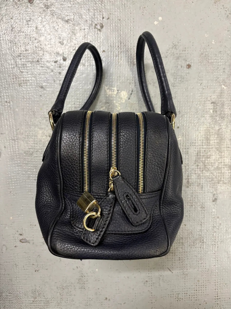 AW2010 Dolce & Gabbana Black Leather Multi Zip Lily Handle Bag yXCwOcM 6