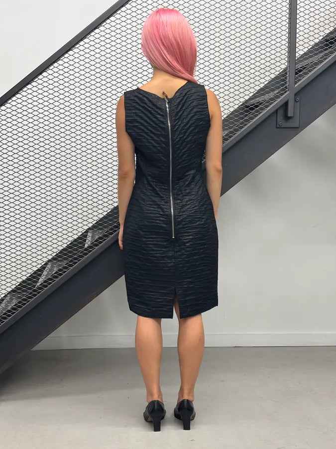 Dolce & Gabbana Black Linen Ruched Dress WsxiIWT 1