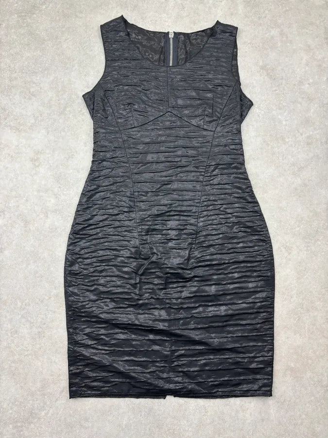 Dolce & Gabbana Black Linen Ruched Dress WsxiIWT 2