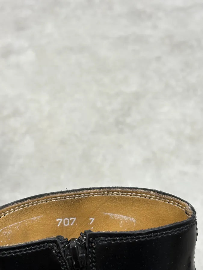 Dolce & Gabbana Black Minimalist Leather Boots geWKJpF 8