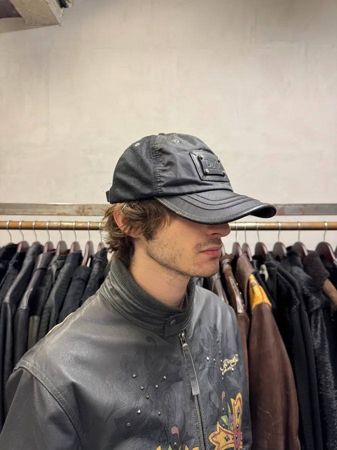 Dolce & Gabbana Black Nylon Cap (OS) rOPtfAd 1