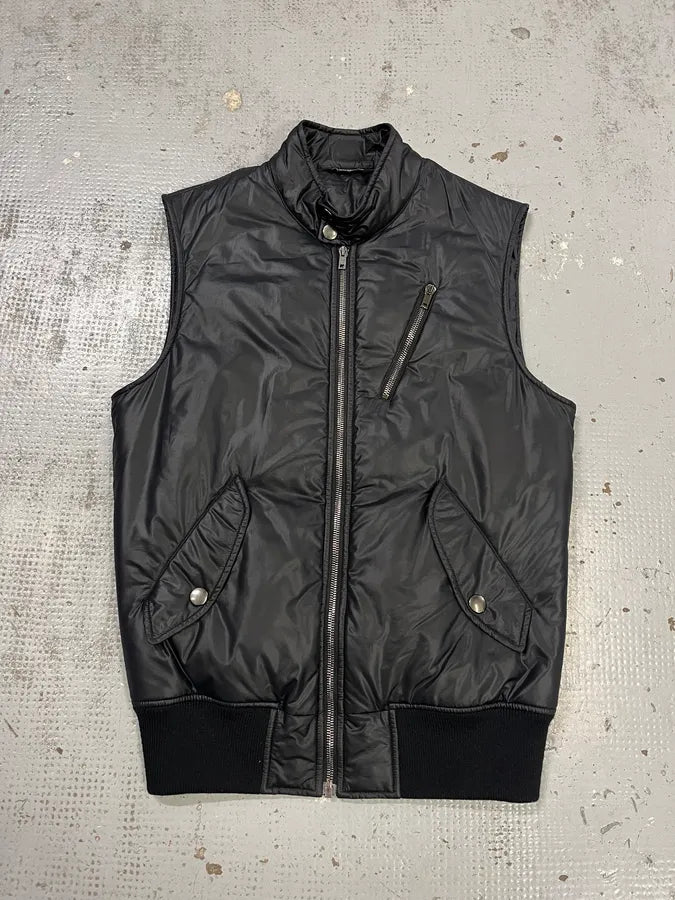 Dolce & Gabbana Black Nylon Puffer Vest  ajTgjQn 0