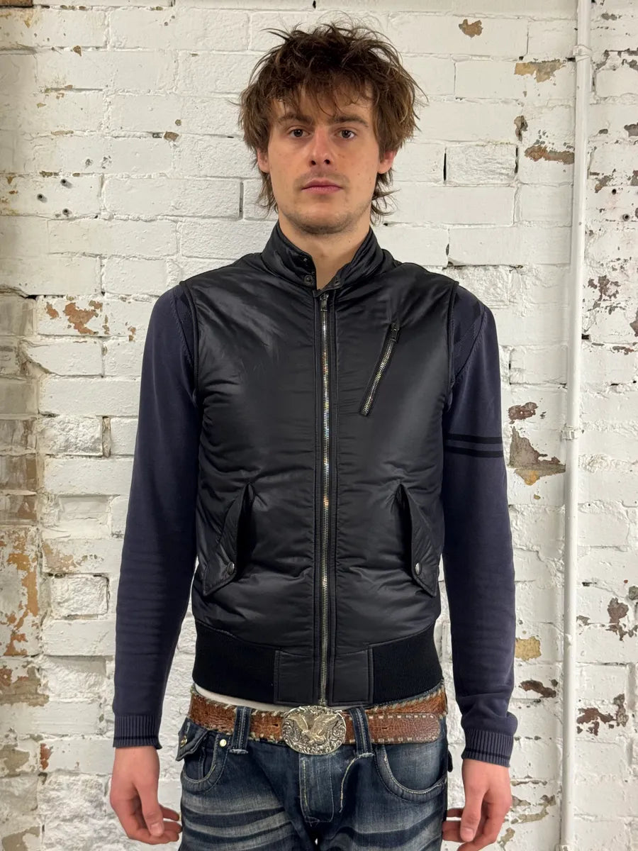 Dolce & Gabbana Black Nylon Puffer Vest  ajTgjQn 1