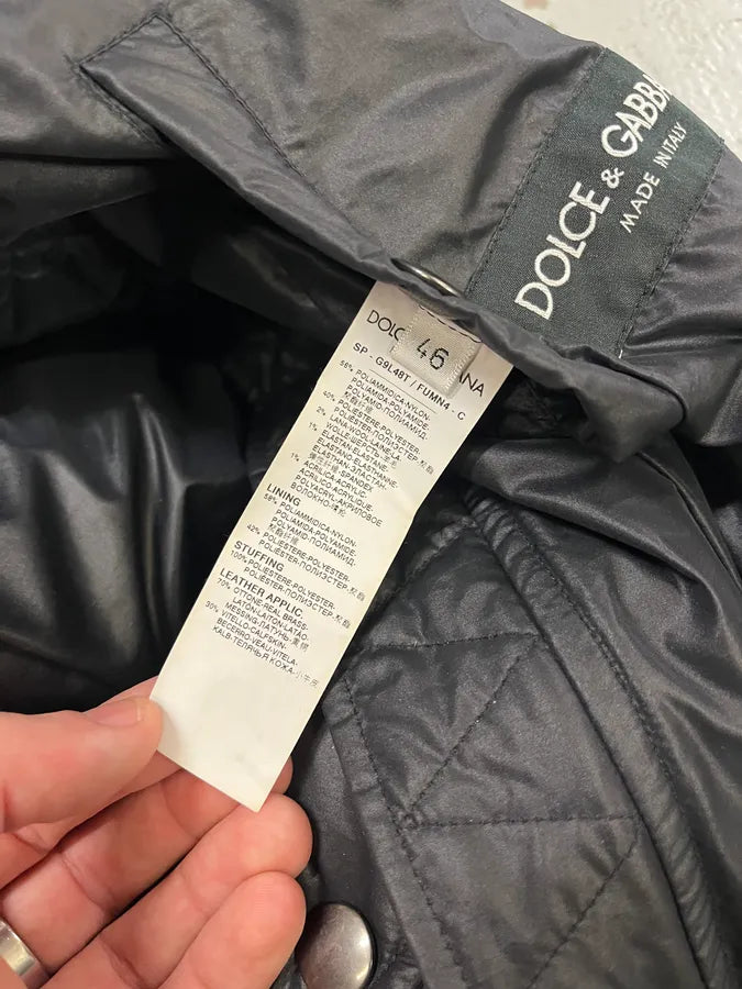 Dolce & Gabbana Black Nylon Puffer Vest  ajTgjQn 10