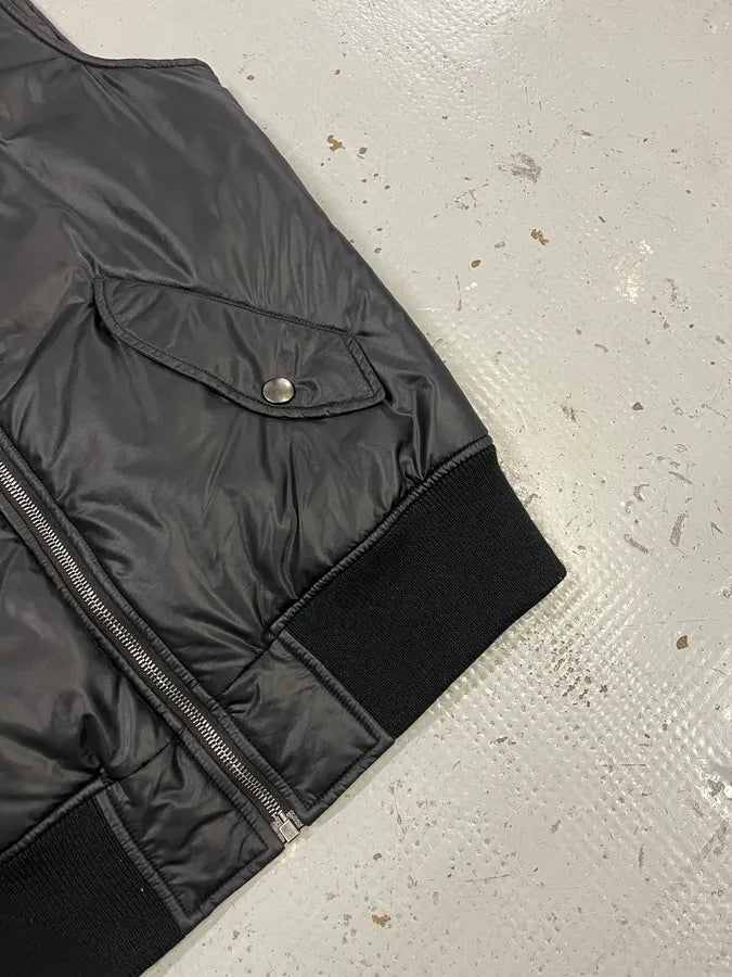 Dolce & Gabbana Black Nylon Puffer Vest  ajTgjQn 5