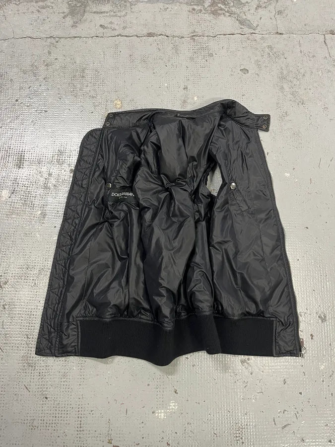 Dolce & Gabbana Black Nylon Puffer Vest  ajTgjQn 7