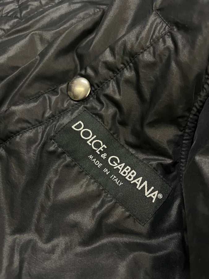 Dolce & Gabbana Black Nylon Puffer Vest  ajTgjQn 9