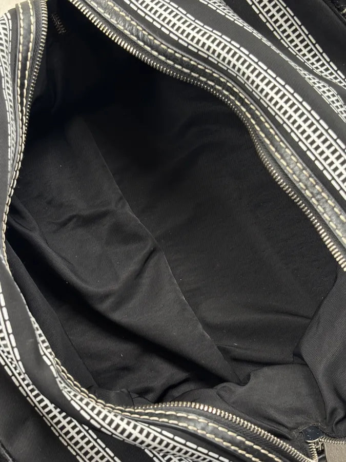 AW2010 Dolce & Gabbana Black Trompe Loeil Zip Handle Bag oKZqBaF 14