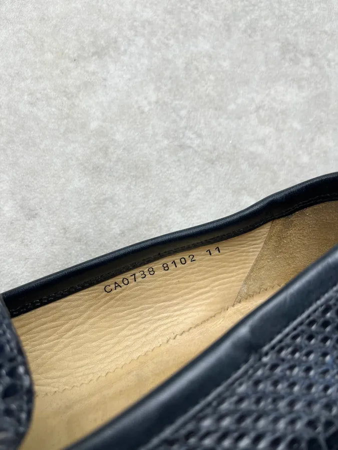 Dolce & Gabbana Black Python Leather Loafers Shoes YpUXdSC 7
