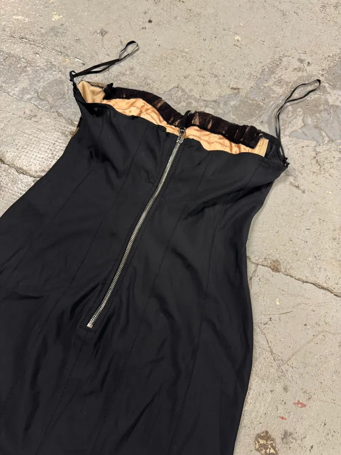 Dolce & Gabbana Black Sun Mesh Dress (M) aElNMlU 8