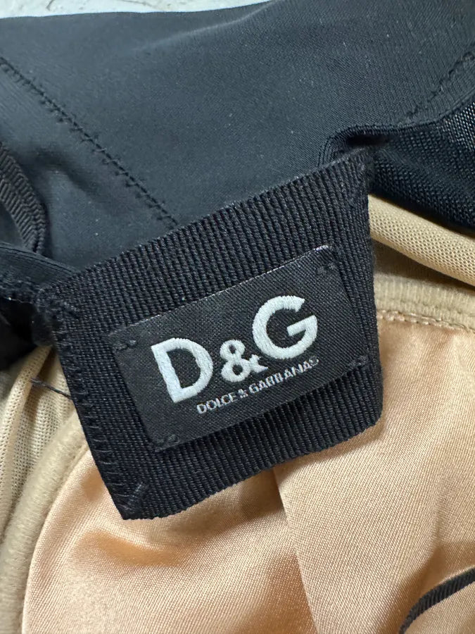 Dolce & Gabbana Black Sun Mesh Dress (M) aElNMlU 9