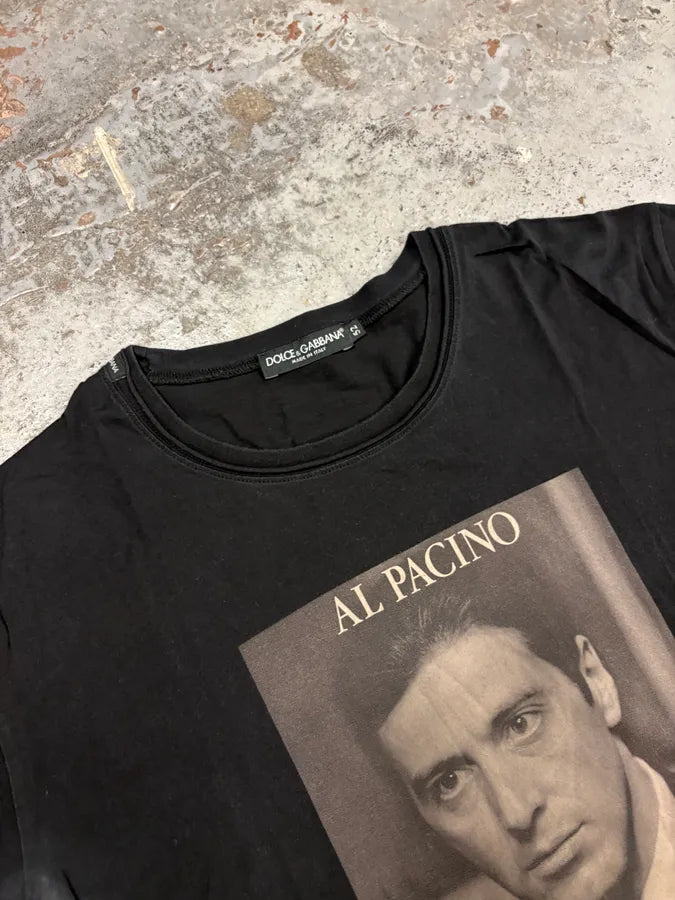 2000s Dolce & Gabbana Black Al Pacino T-Shirt tDyDJcK 4