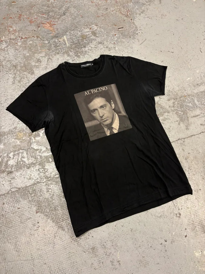 2000s Dolce & Gabbana Black Al Pacino T-Shirt tDyDJcK 3