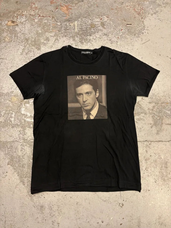 2000s Dolce & Gabbana Black Al Pacino T-Shirt tDyDJcK 0