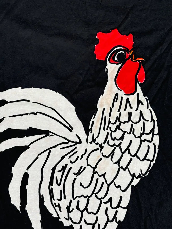 Dolce & Gabbana Frenchie Rooster Black T-Shirt   LrwAYIW 6