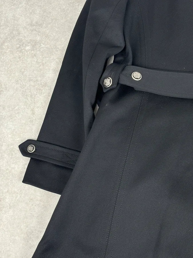 AW2006 Dolce & Gabbana Black Wool Double-Breasted Coat YiAxTLX 10