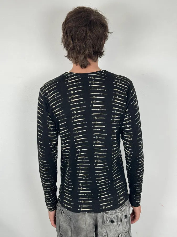 2010s Dolce & Gabbana Black Sword Knight Sweater zJKCXpQ 2