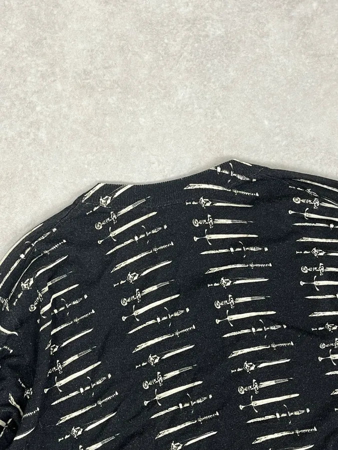 2010s Dolce & Gabbana Black Sword Knight Sweater zJKCXpQ 6