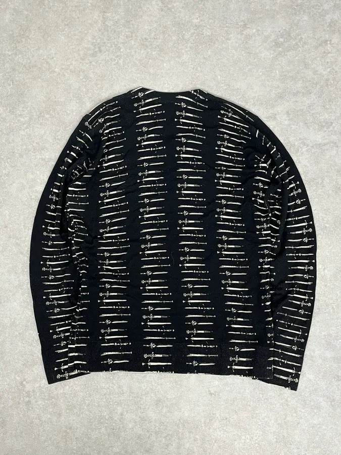 2010s Dolce & Gabbana Black Sword Knight Sweater zJKCXpQ 5