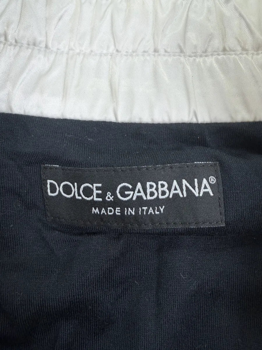AW2006 Dolce & Gabbana Bordeaux & White Nylon Track Jacket FFXZpdB 7