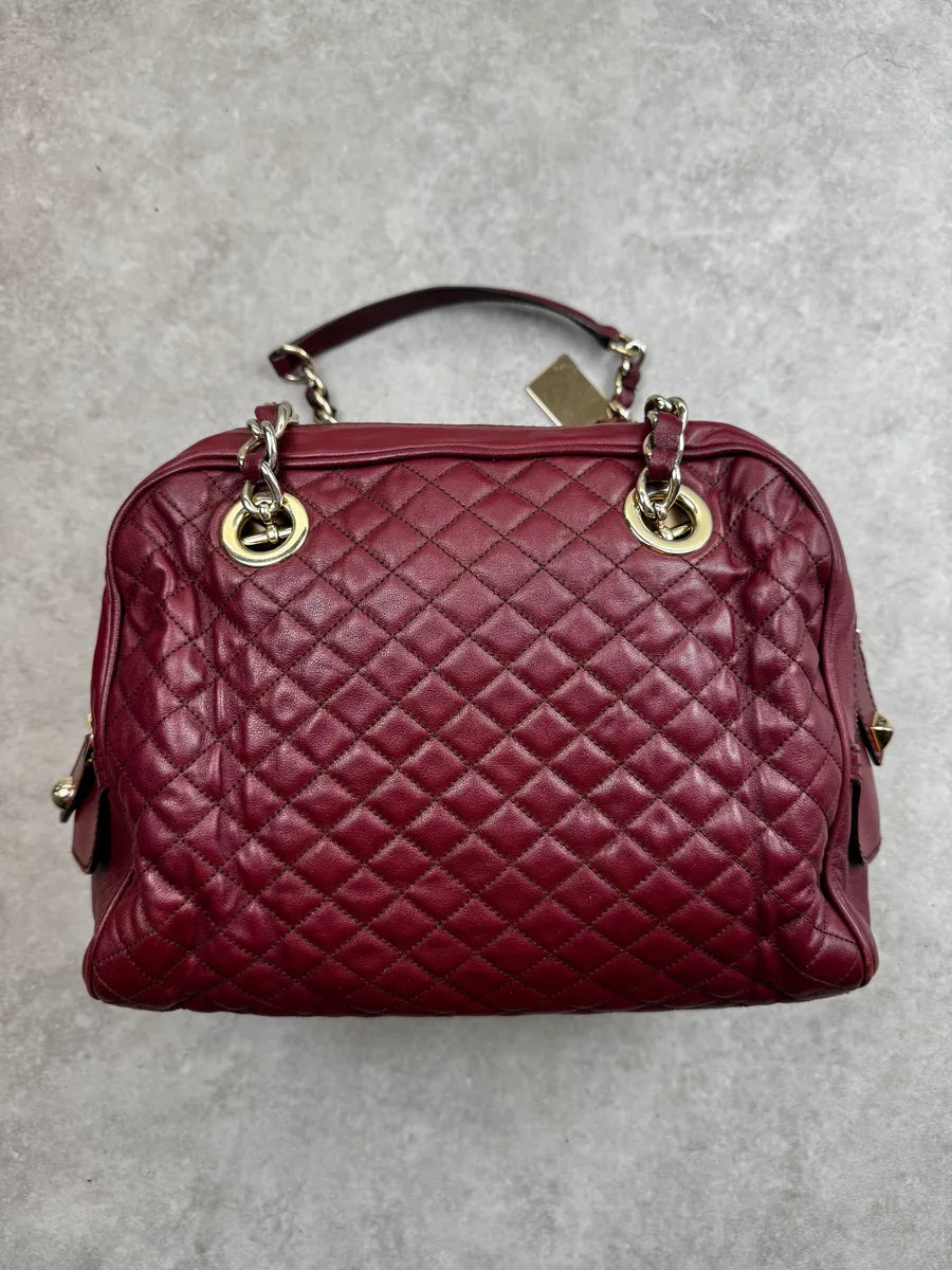 AW2010 Dolce & Gabbana Bordeaux Quilted Leather Lily Bag wXBZOeR 2