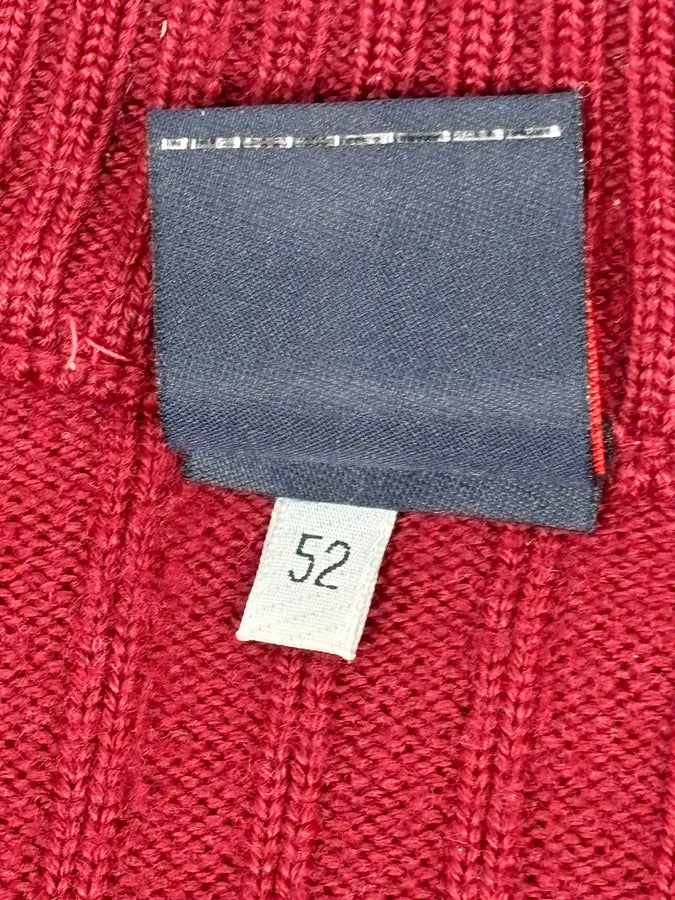 Dolce & Gabbana Bordeaux Ribbed Knit Zip-up Sweater PJGLQlm 9