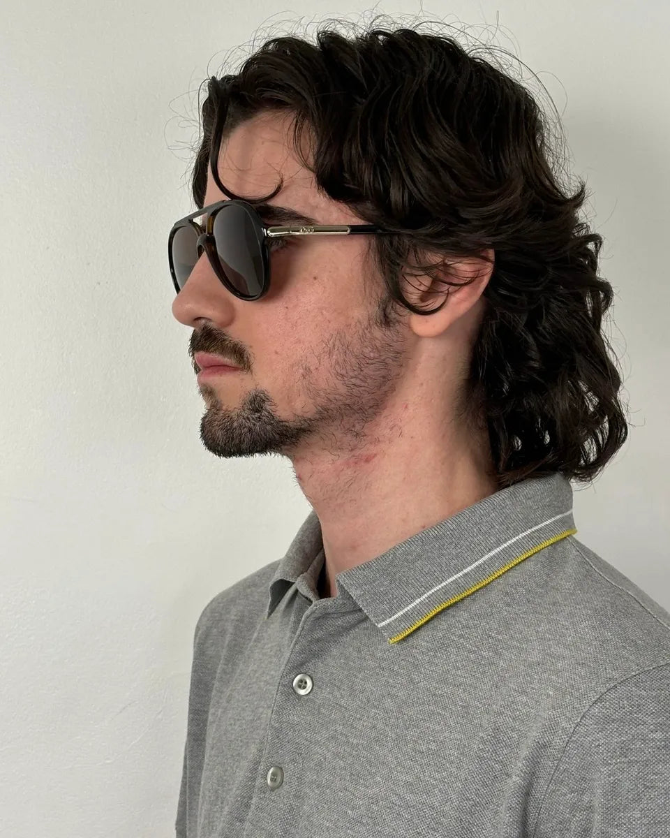 Dolce & Gabbana Brown Acetate Aviator Sunglasses rWJFYvQ 2