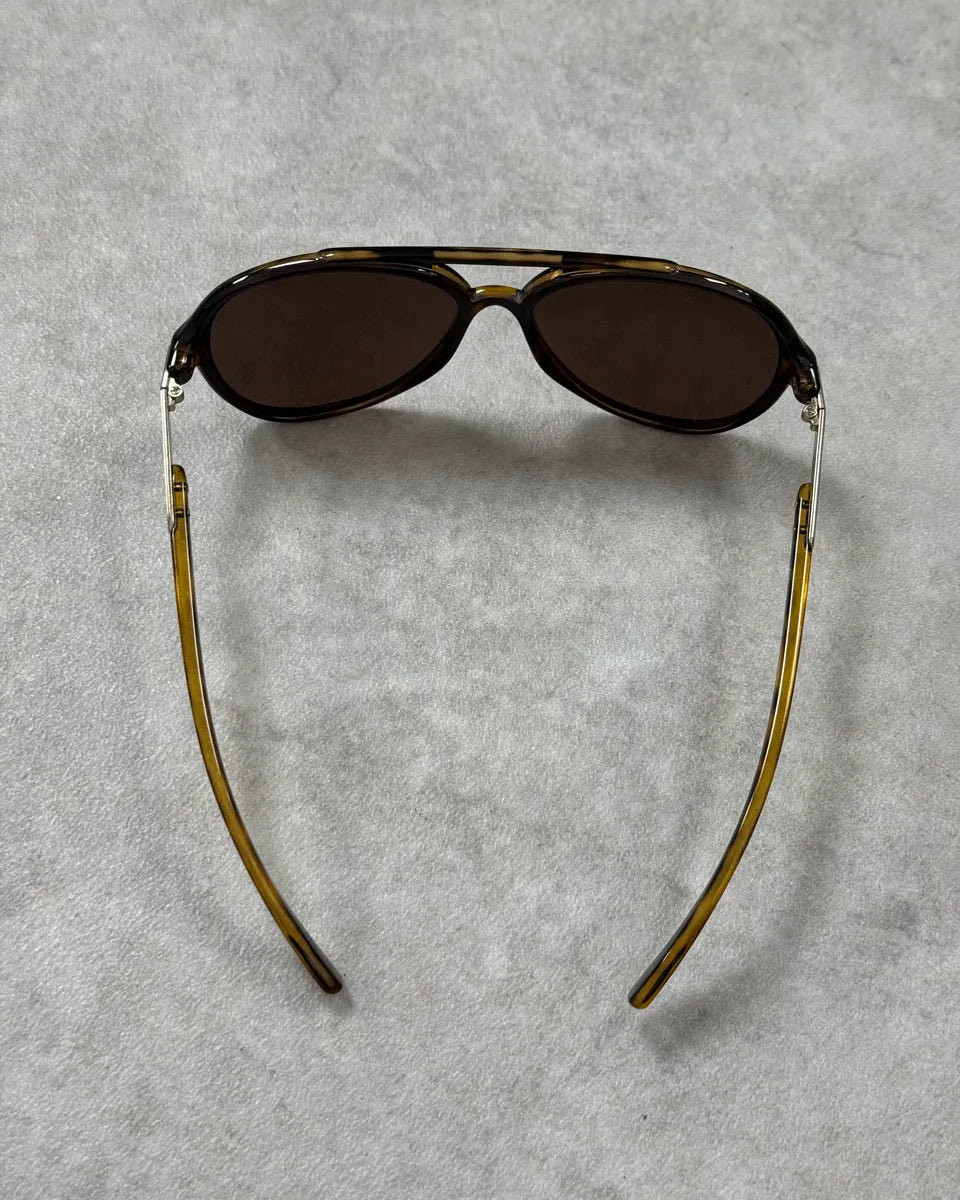 Dolce & Gabbana Brown Acetate Aviator Sunglasses rWJFYvQ 5