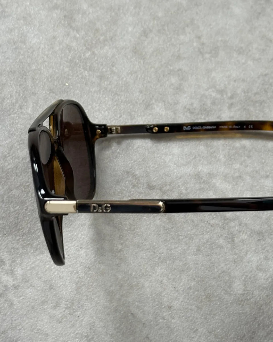 Dolce & Gabbana Brown Acetate Aviator Sunglasses rWJFYvQ 7