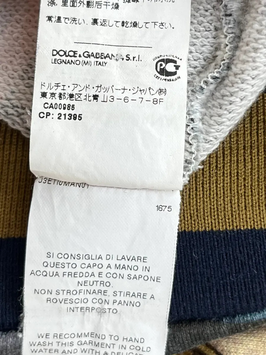 AW2017 Dolce & Gabbana Brown Fox Baroque Print Hoodie gUnhoDm 12